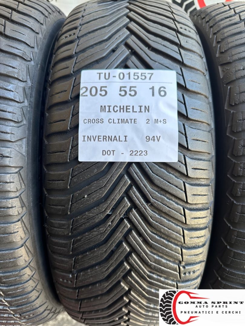 4 PNEUMATICI 205/55 R16 MICHELIN INVERNALI - immagine 2