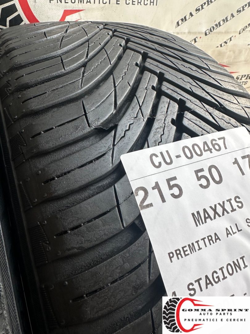 2 PNEUMATICI 215/50 R17 MAXXIS 4 STAGIONI 80% - immagine 3