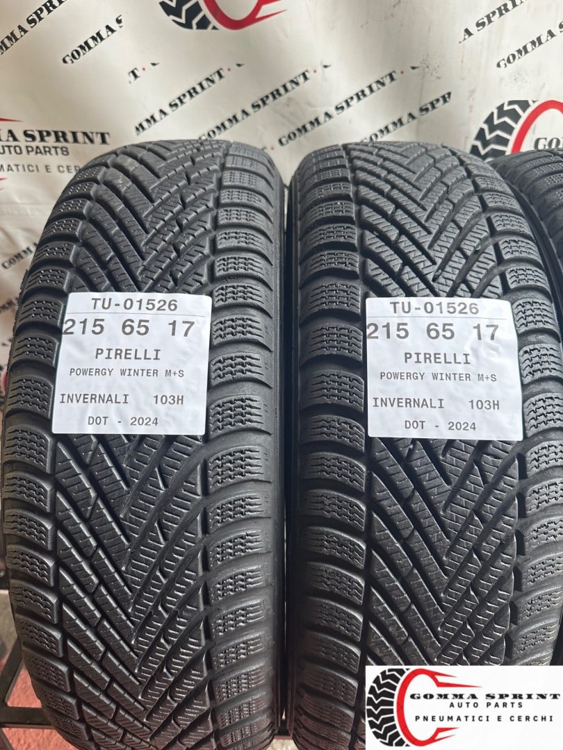 4 PNEUMATICI 215/65 R17 PIRELLI INVERNALI 90% - immagine 3