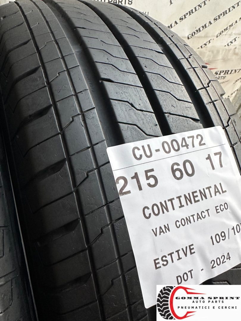 2 PNEUMATICI 215/60 R17C CONTINENTAL ESTIVE 85% - immagine 3