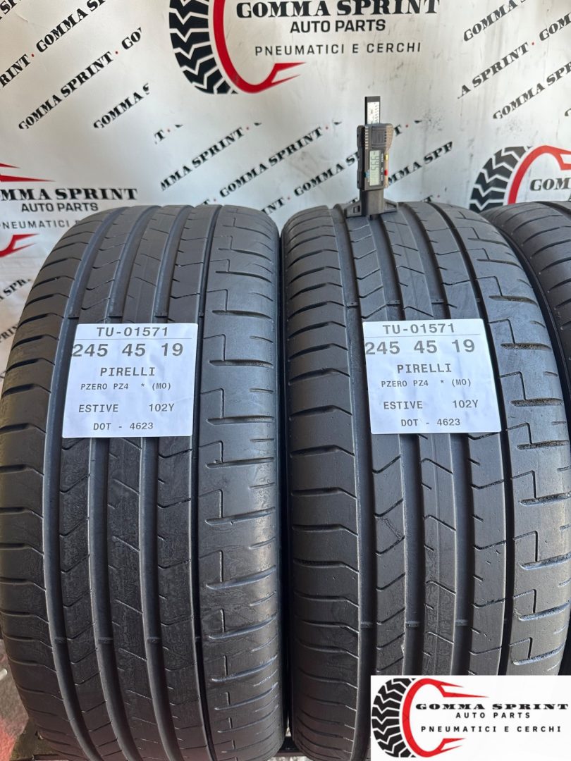 4 PNEUMATICI 245/45 R19 PIRELLI ESTIVE - immagine 3