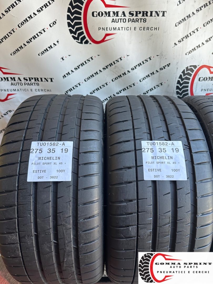 4 PNEUMATICI 275/35 R19 285/30 R20 MICHELIN ESTIVE - immagine 3