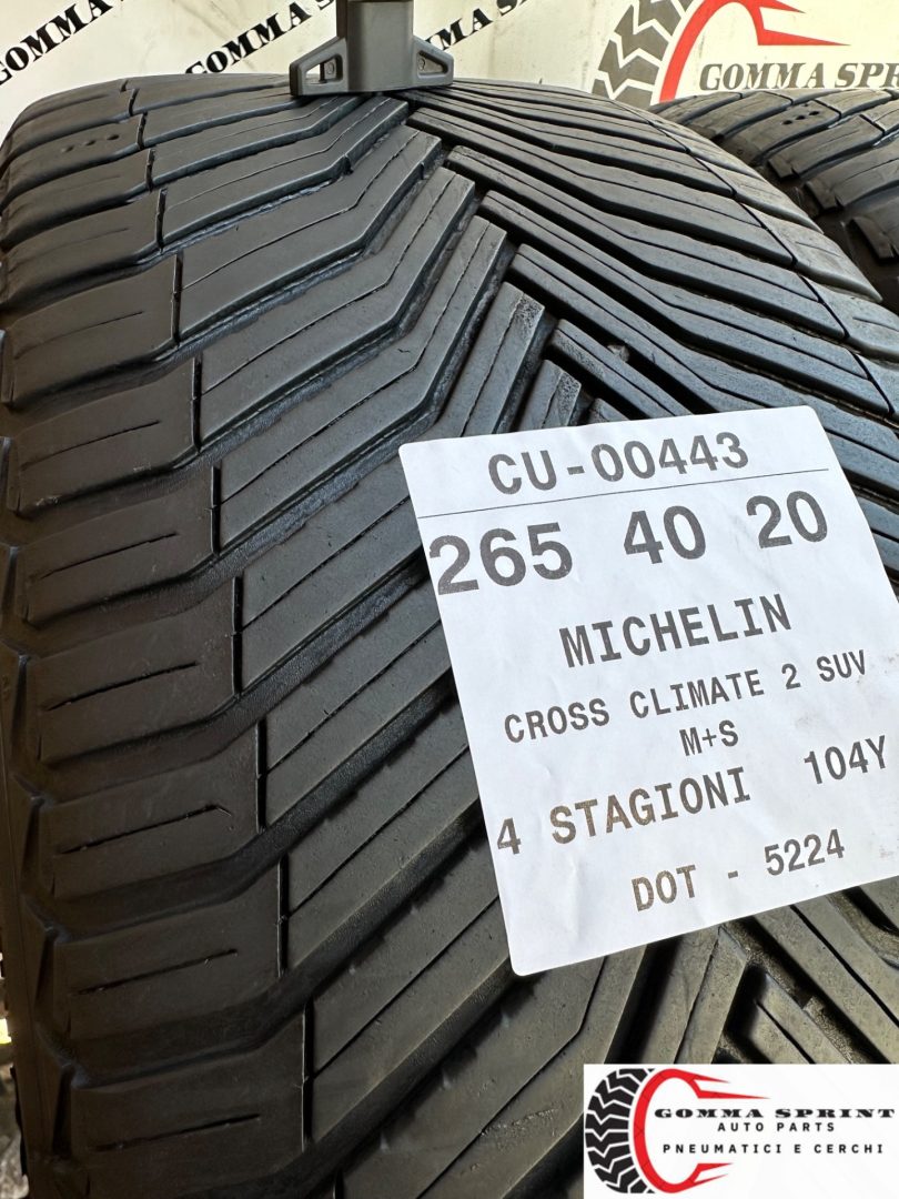 2 PNEUMATICI 265/40 R20 MICHELIN 4 STAGIONI - immagine 3
