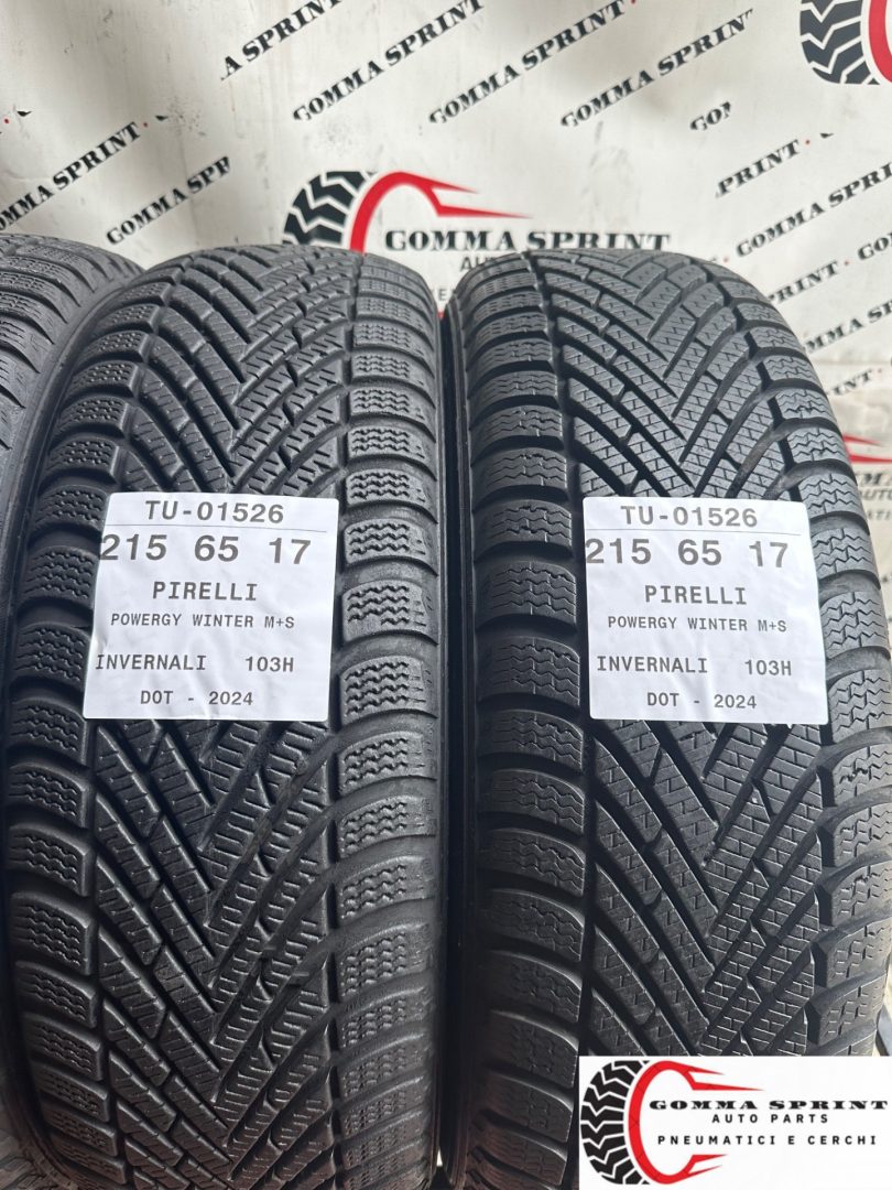 4 PNEUMATICI 215/65 R17 PIRELLI INVERNALI 90% - immagine 4