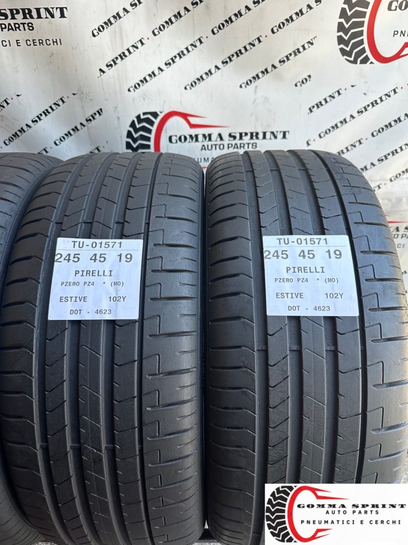 4 PNEUMATICI 245/45 R19 PIRELLI ESTIVE - immagine 4