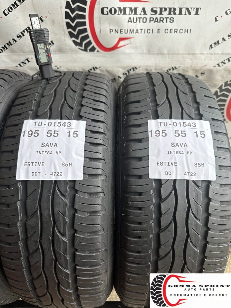 4 PNEUMATICI 195/55 R15 SAVA ESTIVE - immagine 5