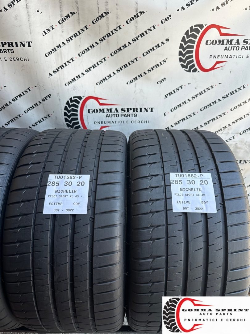 4 PNEUMATICI 275/35 R19 285/30 R20 MICHELIN ESTIVE - immagine 5