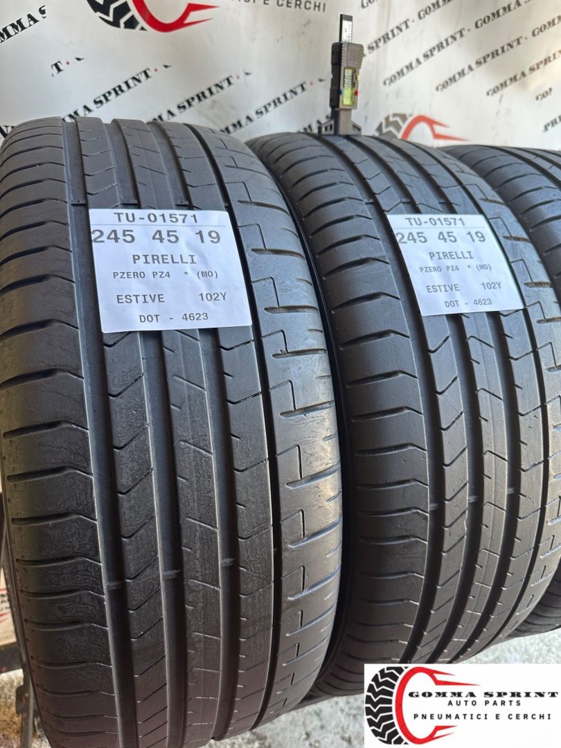 4 PNEUMATICI 245/45 R19 PIRELLI ESTIVE - immagine 6