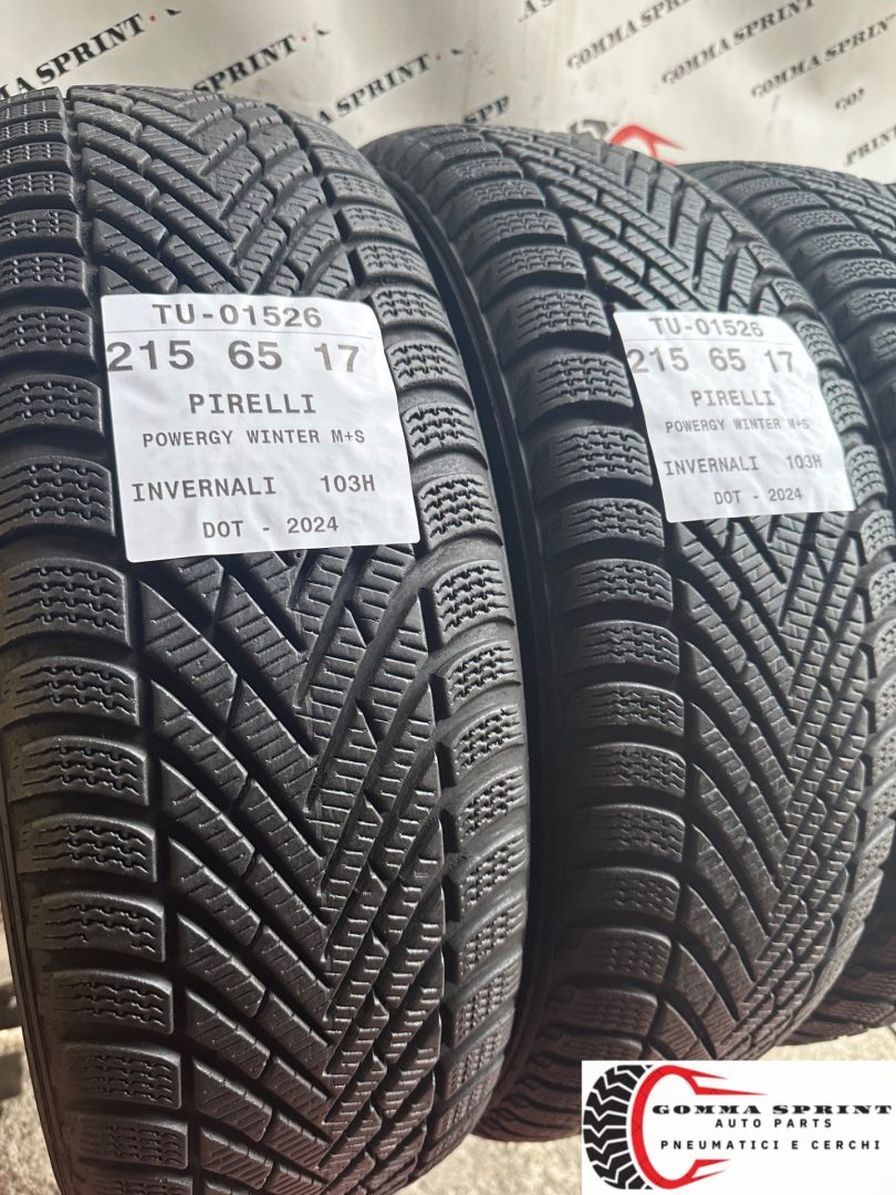4 PNEUMATICI 215/65 R17 PIRELLI INVERNALI 90% - immagine 6