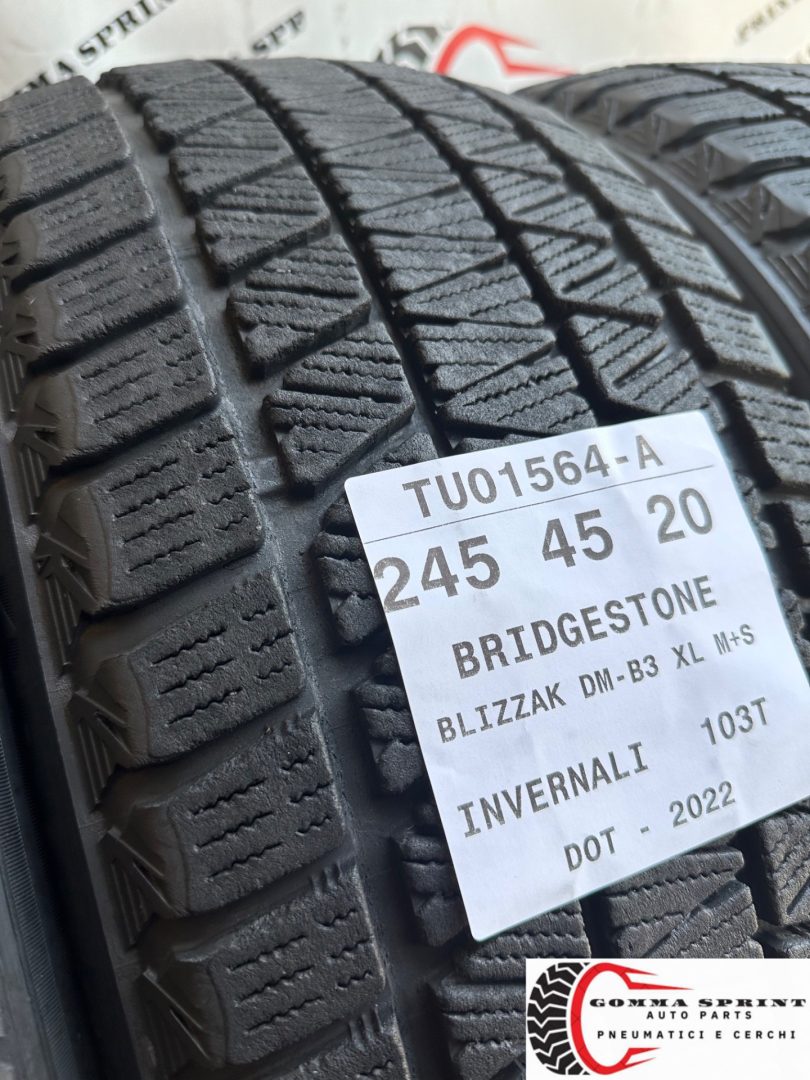 4 PNEUMATICI 245/45 275/40 R20 BRIDGESTONE INVERN - immagine 6
