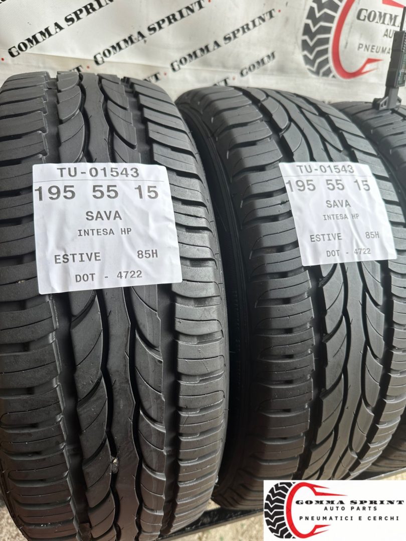 4 PNEUMATICI 195/55 R15 SAVA ESTIVE - immagine 7
