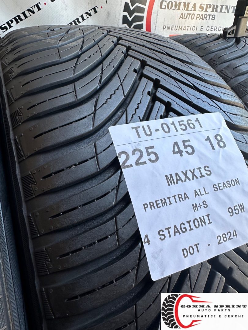4 PNEUMATICI 225/45 R18 MAXXIS 4 STAGIONI 80% - immagine 7