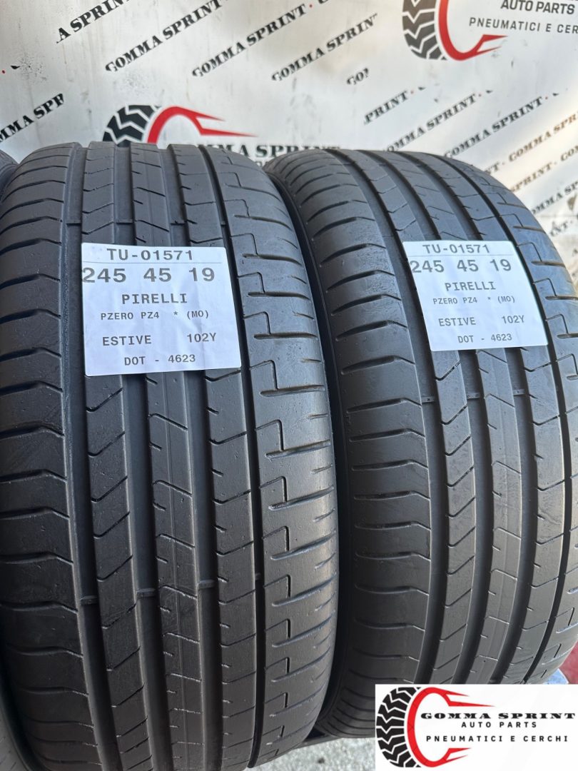 4 PNEUMATICI 245/45 R19 PIRELLI ESTIVE - immagine 7