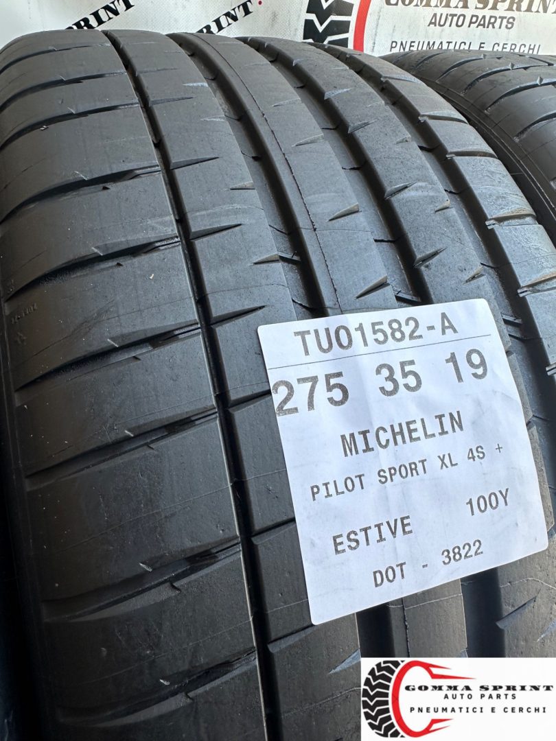 4 PNEUMATICI 275/35 R19 285/30 R20 MICHELIN ESTIVE - immagine 7