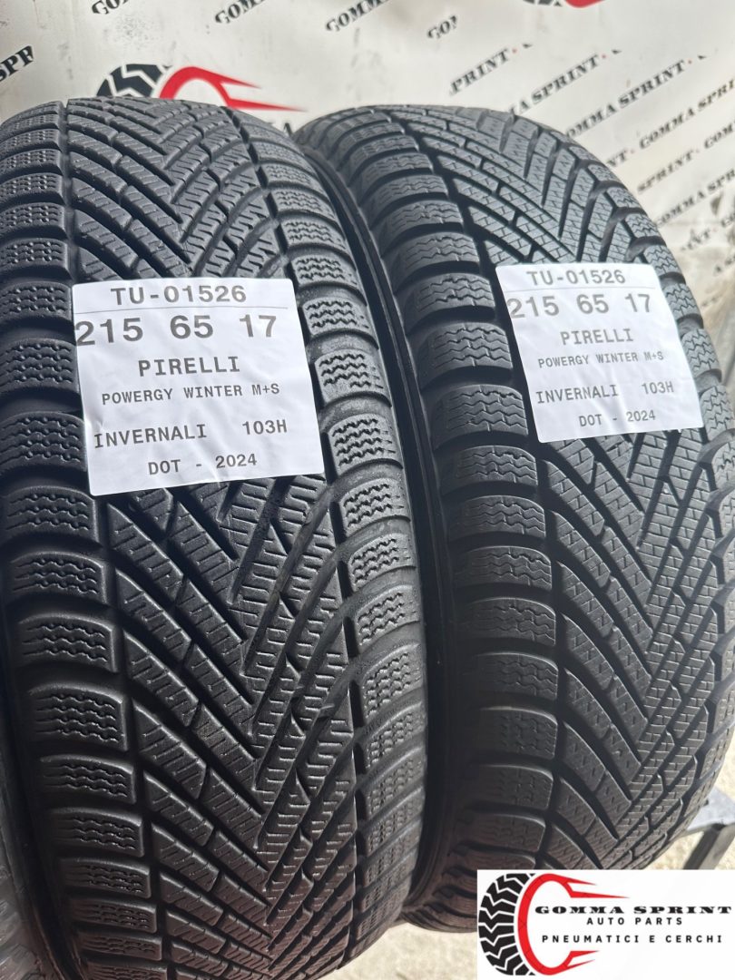 4 PNEUMATICI 215/65 R17 PIRELLI INVERNALI 90% - immagine 7
