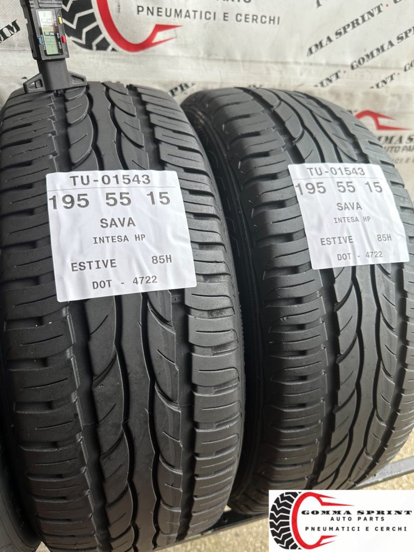 4 PNEUMATICI 195/55 R15 SAVA ESTIVE - immagine 8