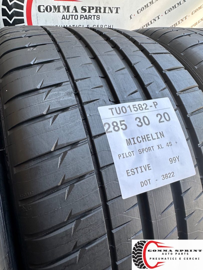 4 PNEUMATICI 275/35 R19 285/30 R20 MICHELIN ESTIVE - immagine 8