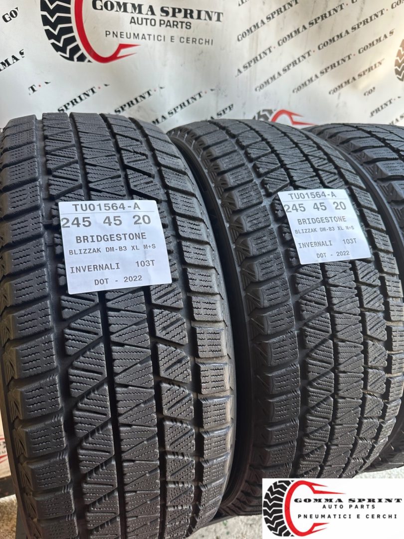 4 PNEUMATICI 245/45 275/40 R20 BRIDGESTONE INVERN - immagine 8