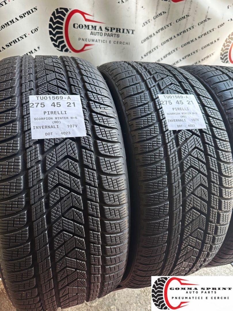 4 PNEUMATICI 275/45 315/40 R21 PIRELLI INVERNALI - immagine 8