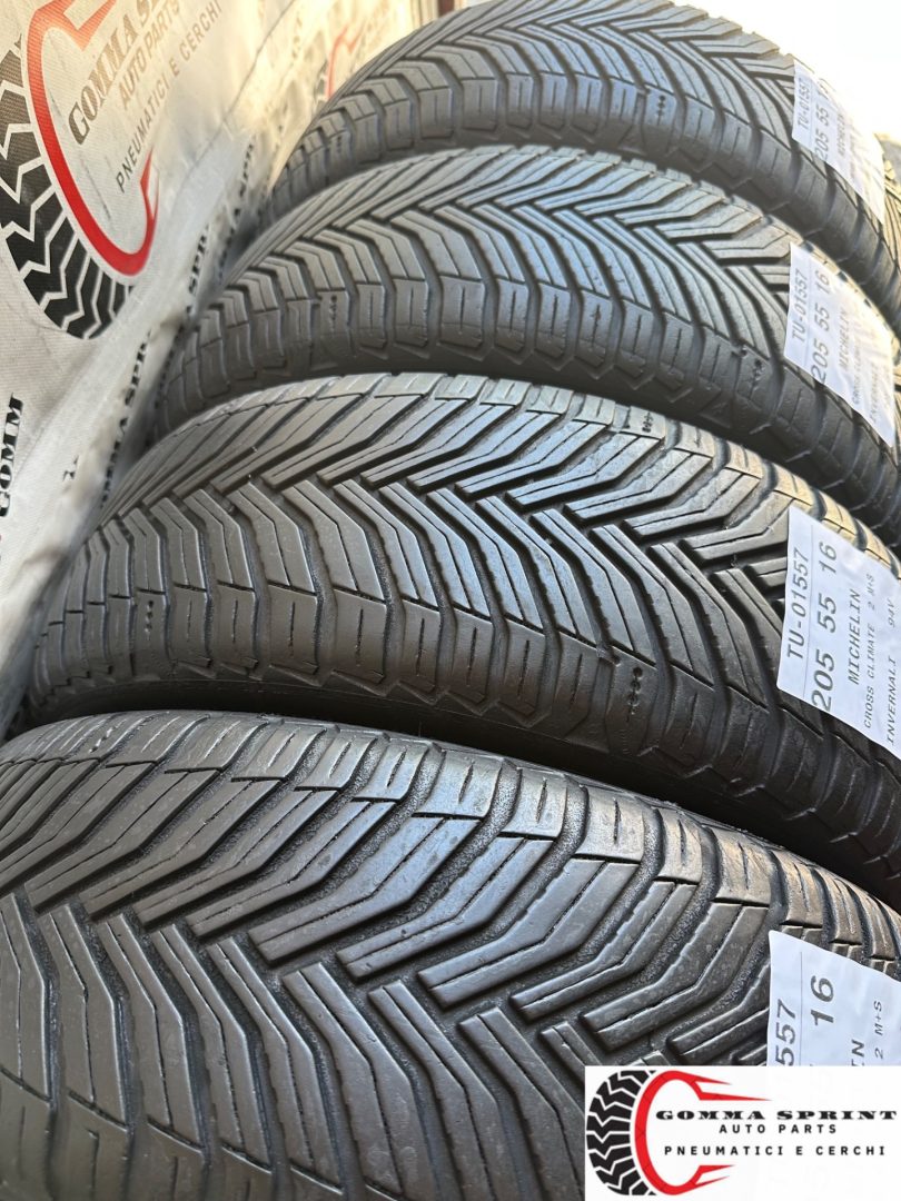 4 PNEUMATICI 205/55 R16 MICHELIN INVERNALI - immagine 8