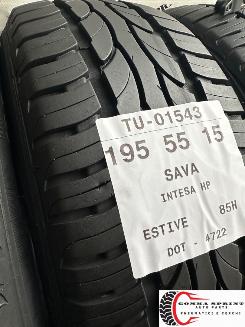 4 PNEUMATICI 195/55 R15 SAVA ESTIVE - immagine 9