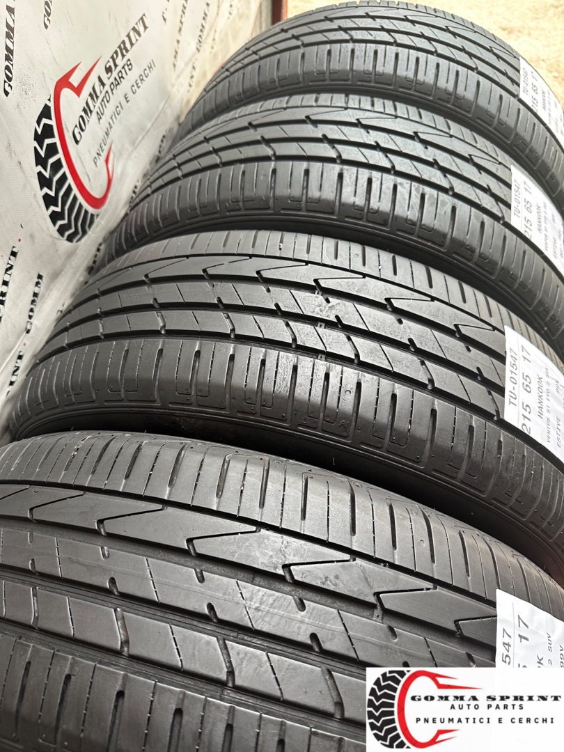 4 PNEUMATICI 215/65 R17 HANKOOK ESTIVE 75% - immagine 9