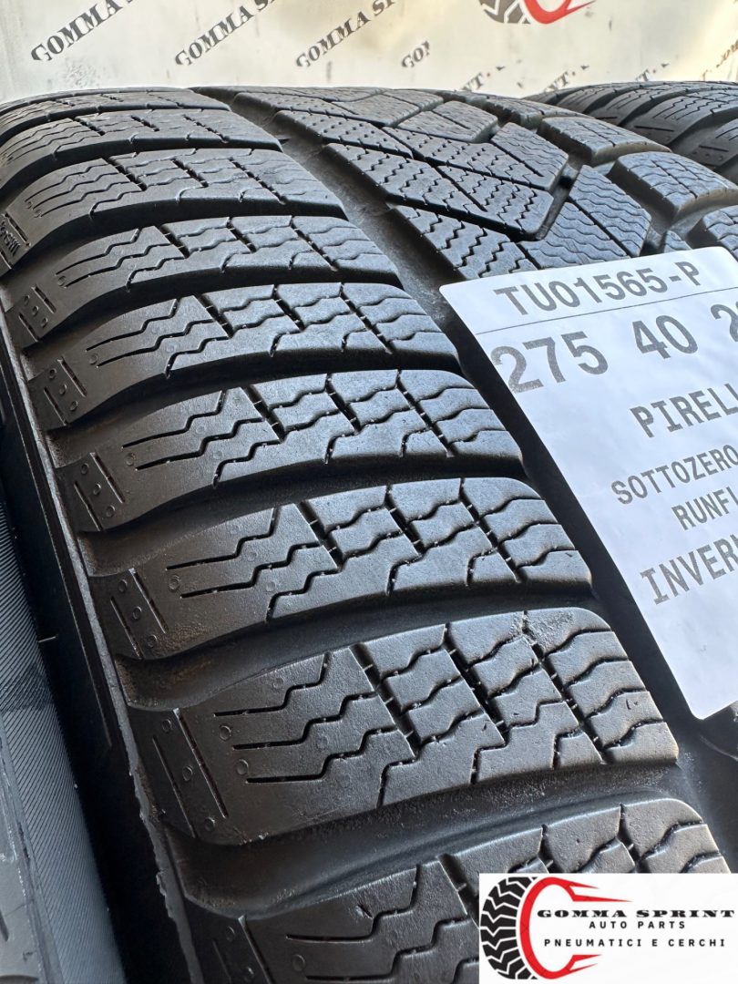 4 PNEUMATICI 245/45 275/40 R20 PIRELLI INVERNALI - immagine 9