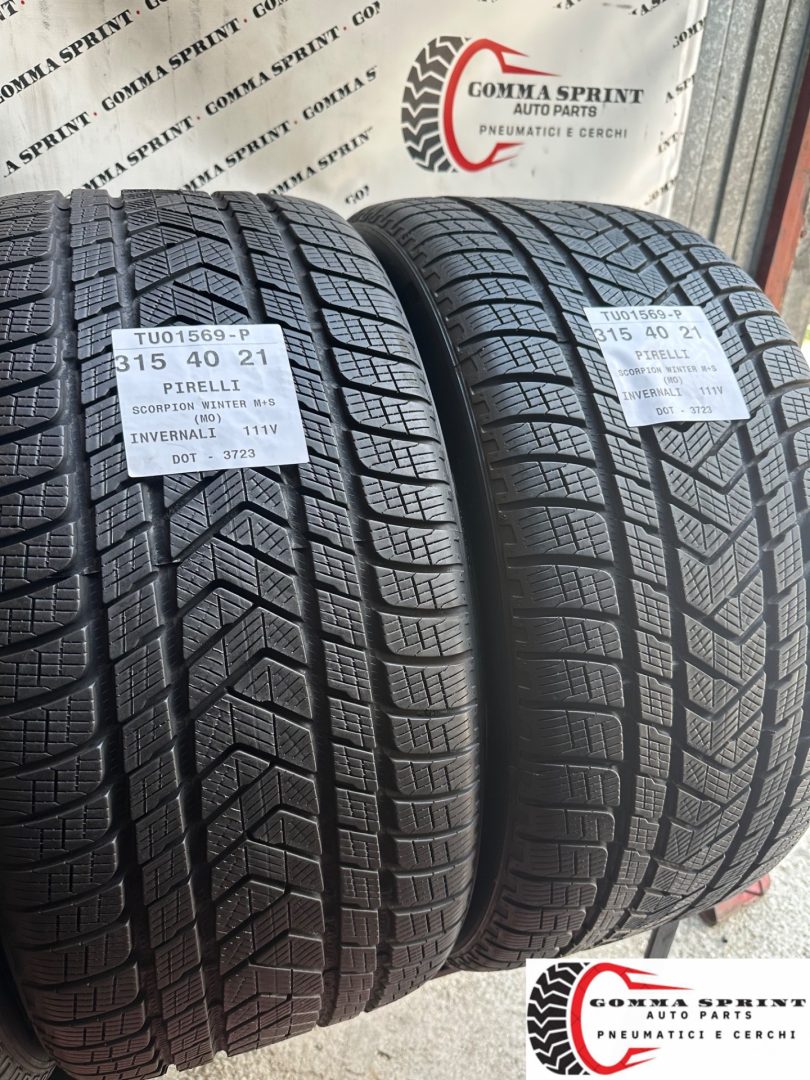 4 PNEUMATICI 275/45 315/40 R21 PIRELLI INVERNALI - immagine 9