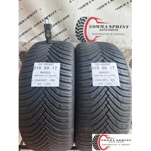 2 PNEUMATICI 215/50 R17 MAXXIS 4 STAGIONI 80%