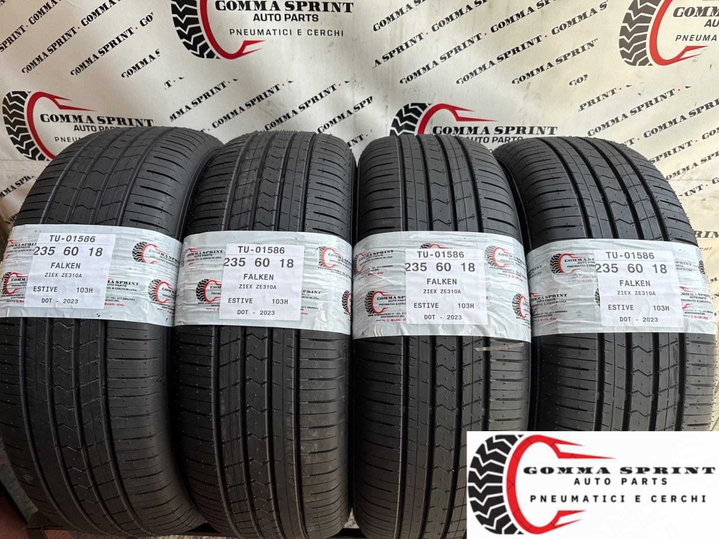 4 PNEUMATICI 235/60 R18 FALKEN ESTIVE KM0