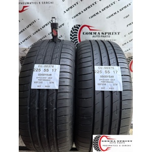 2 PNEUMATICI 225/55 R17 GOODYEAR ESTIVE 85%
