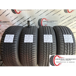 4 PNEUMATICI 215/50 R18 CONTINENTAL INVERNALI KM0