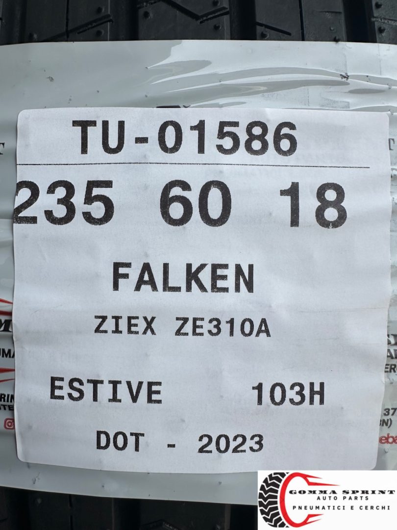 4 PNEUMATICI 235/60 R18 FALKEN ESTIVE KM0 - immagine 10