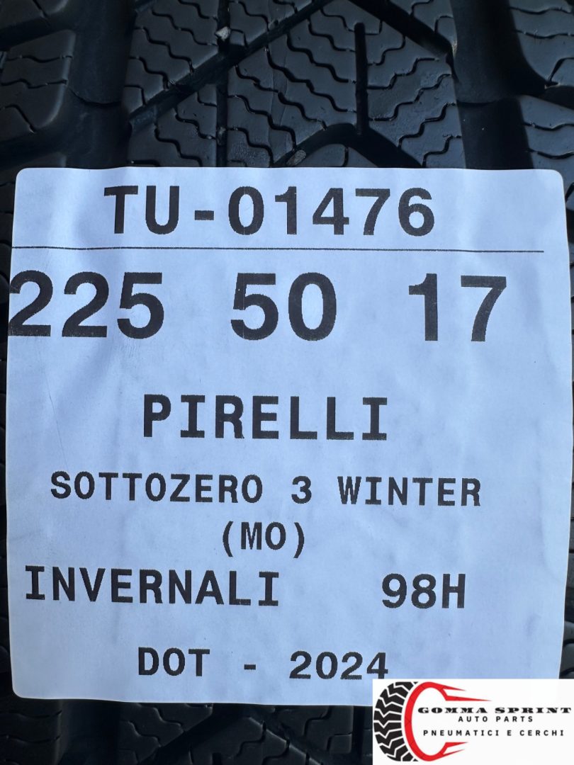 4 PNEUMATICI 225/50 R17 PIRELLI INVERNALI - immagine 11
