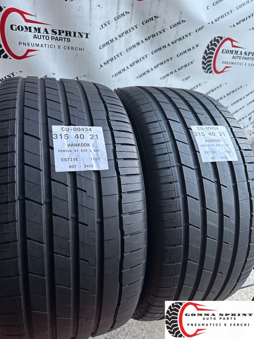 2 PNEUMATICI 315/40 R21 HANKOOK ESTIVE SEMINUOVE - immagine 2