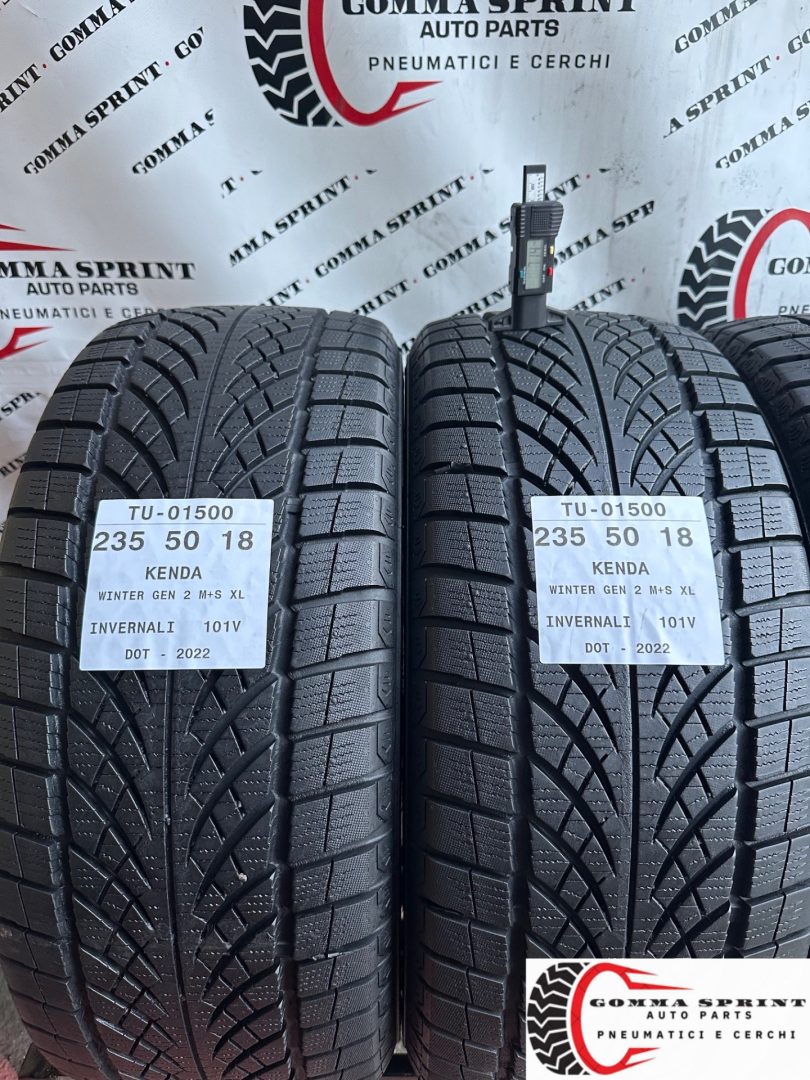 4 PNEUMATICI 235/50 R18 KENDA INVERNALI - immagine 3