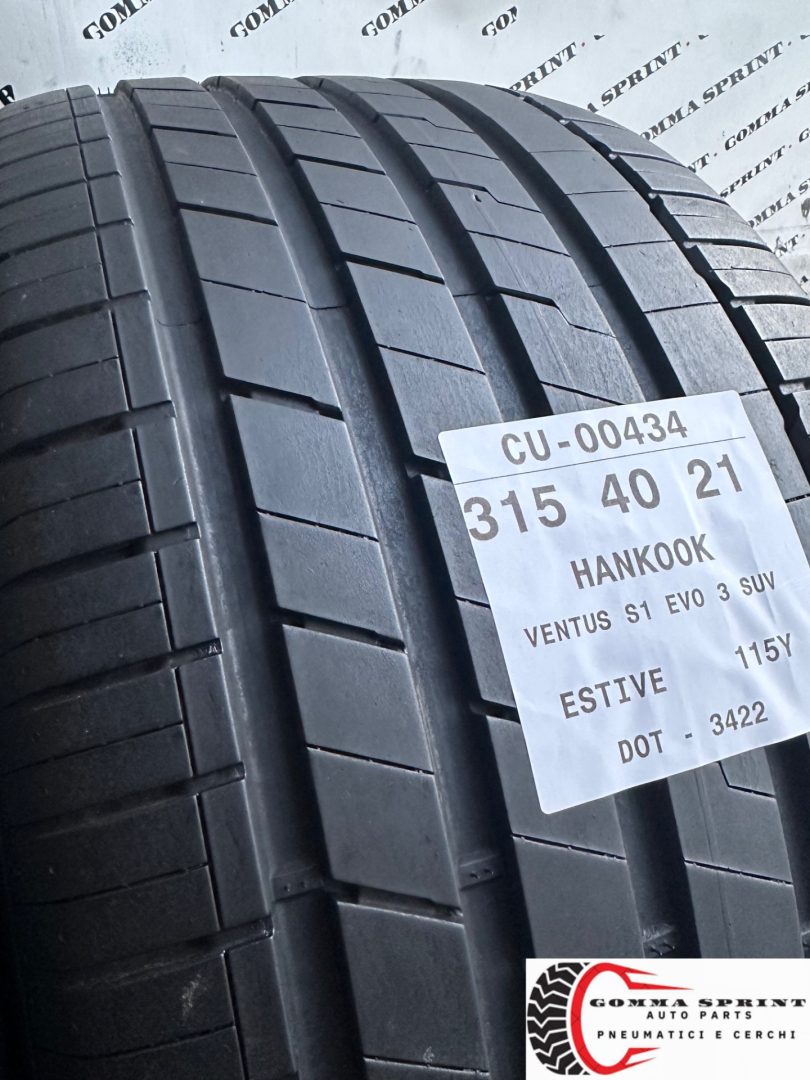 2 PNEUMATICI 315/40 R21 HANKOOK ESTIVE SEMINUOVE - immagine 3