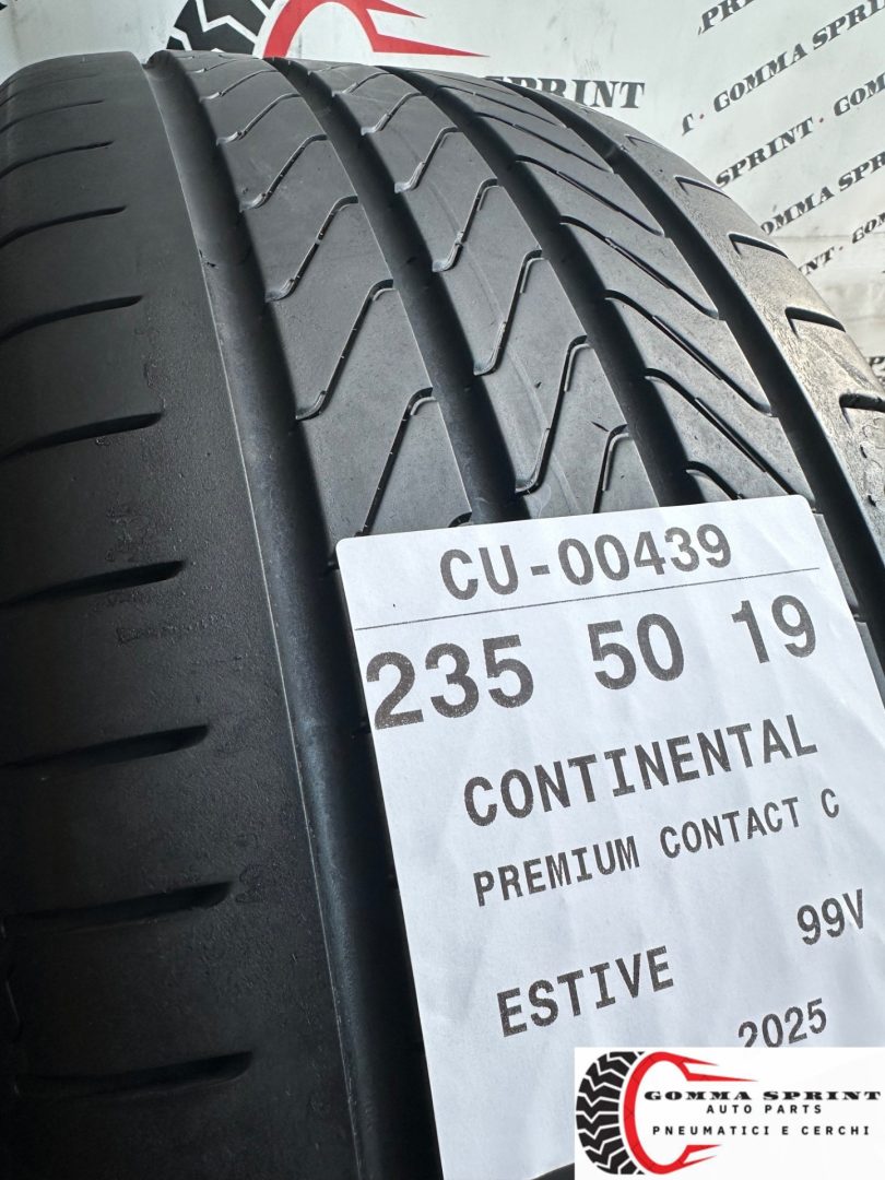 2 PNEUMATICI 235/50 R19 CONTINENTAL ESTIVE 80% - immagine 3
