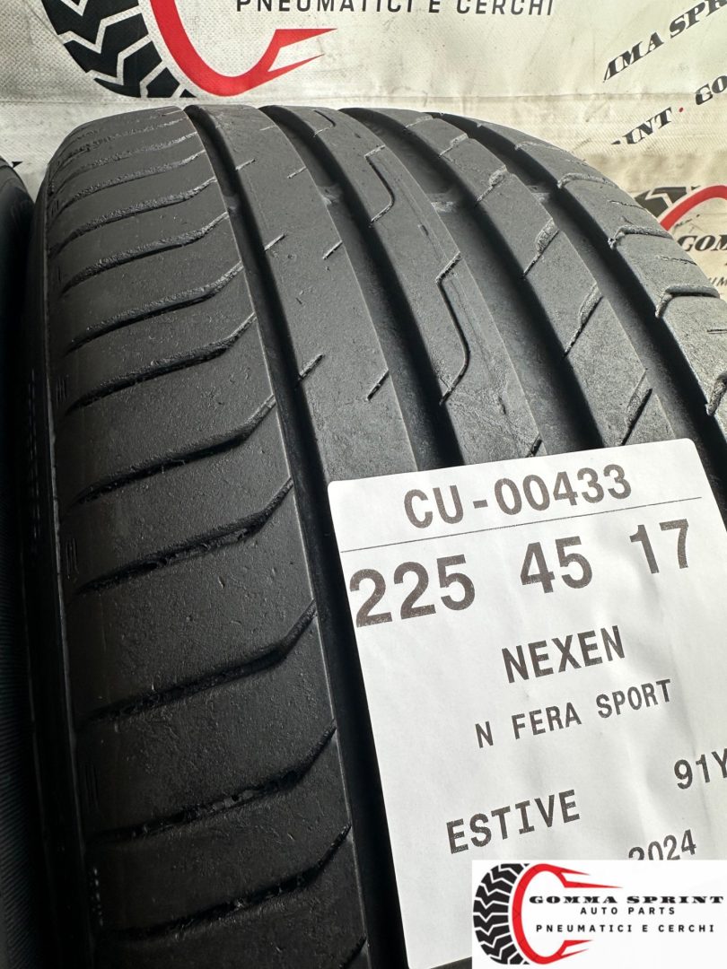 2 PNEUMATICI 225/45 R17 NEXEN ESTIVE 80% - immagine 3