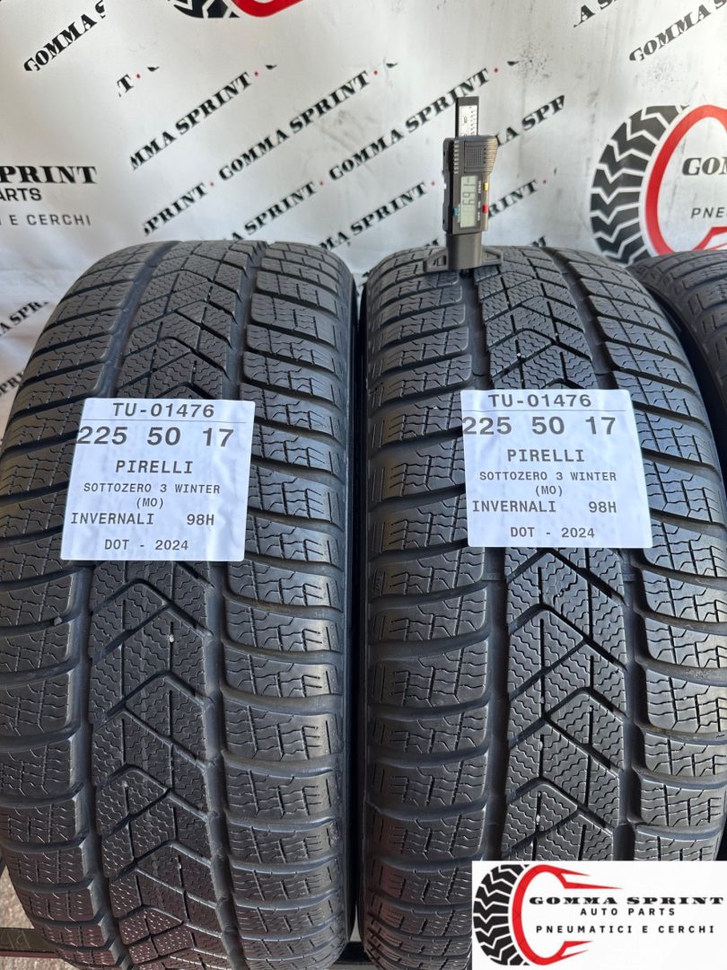 4 PNEUMATICI 225/50 R17 PIRELLI INVERNALI - immagine 3