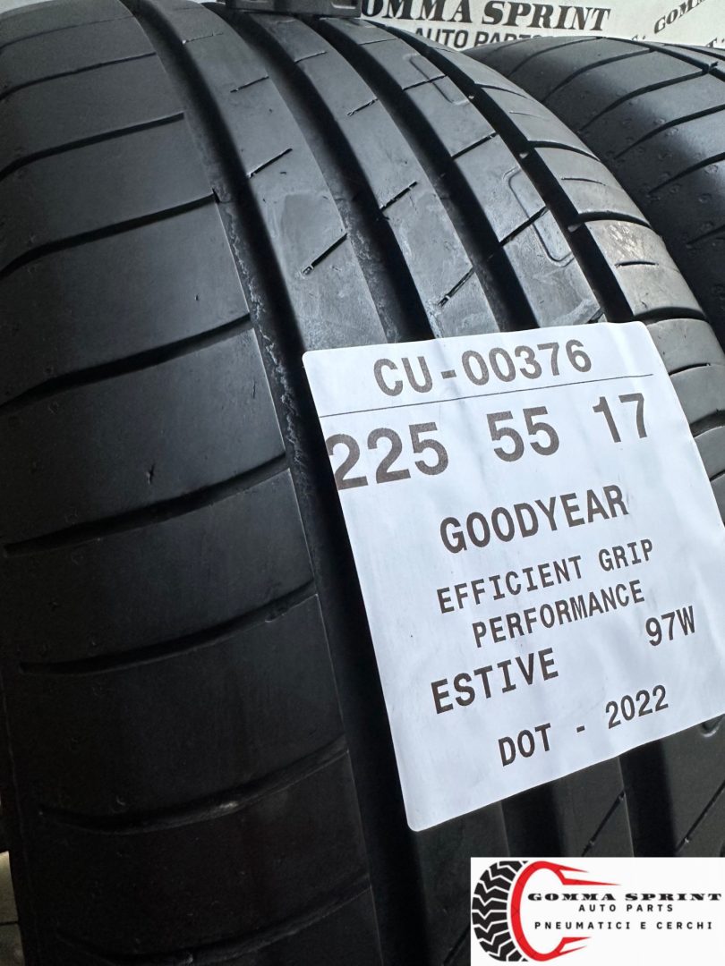 2 PNEUMATICI 225/55 R17 GOODYEAR ESTIVE 85% - immagine 4