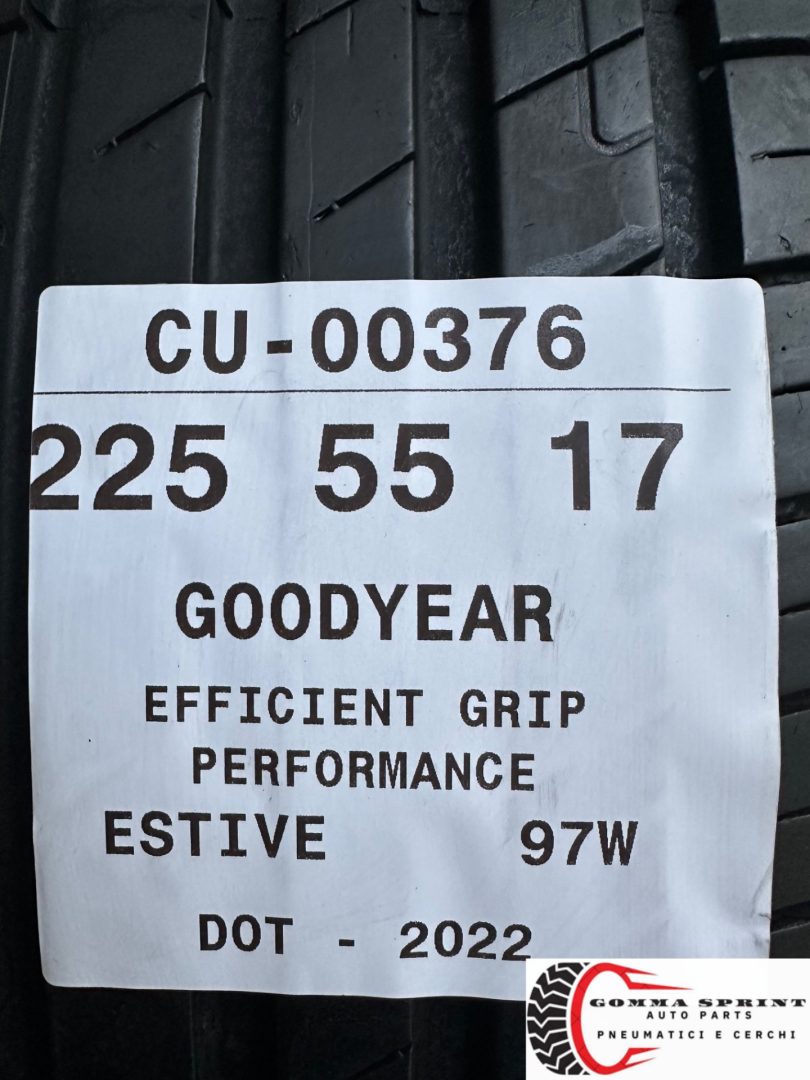 2 PNEUMATICI 225/55 R17 GOODYEAR ESTIVE 85% - immagine 5