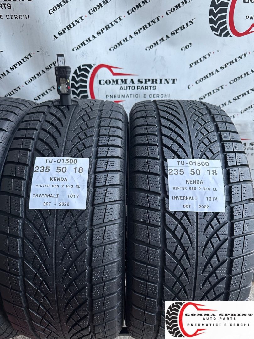 4 PNEUMATICI 235/50 R18 KENDA INVERNALI - immagine 5