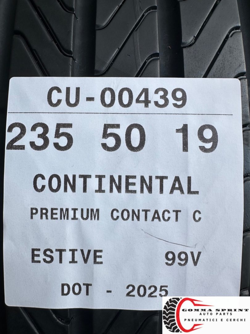2 PNEUMATICI 235/50 R19 CONTINENTAL ESTIVE 80% - immagine 5