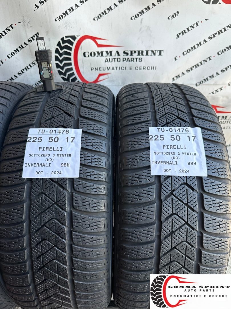 4 PNEUMATICI 225/50 R17 PIRELLI INVERNALI - immagine 5