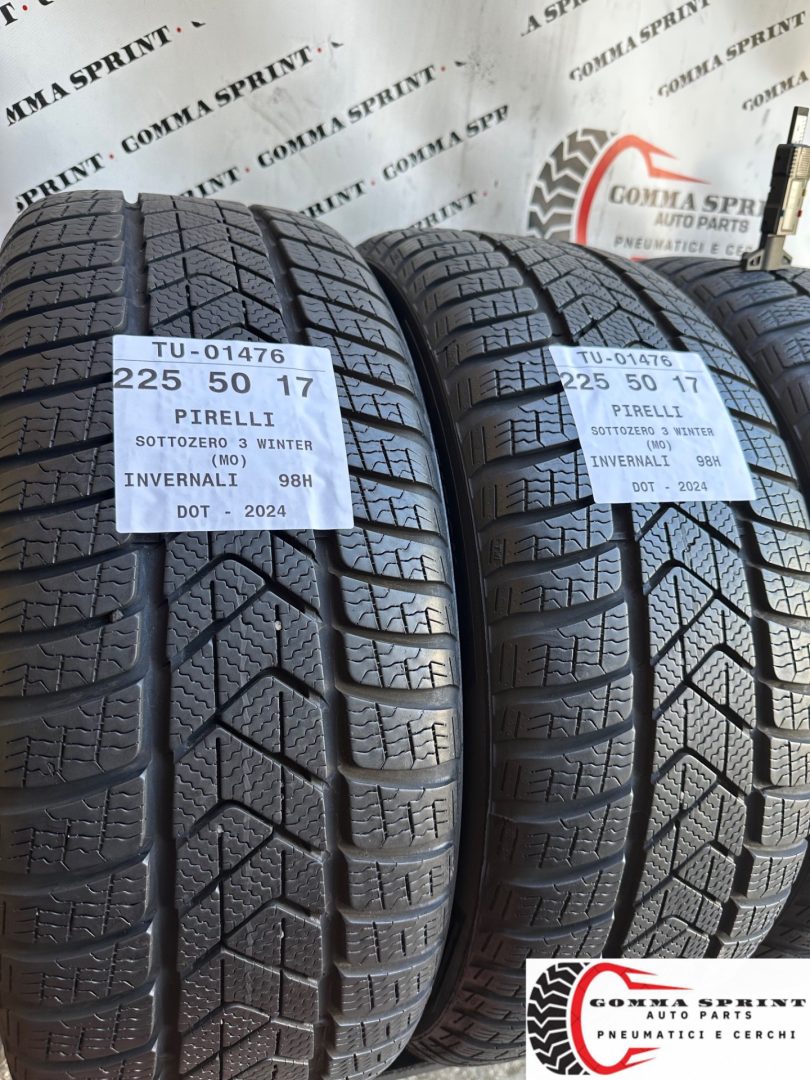 4 PNEUMATICI 225/50 R17 PIRELLI INVERNALI - immagine 7