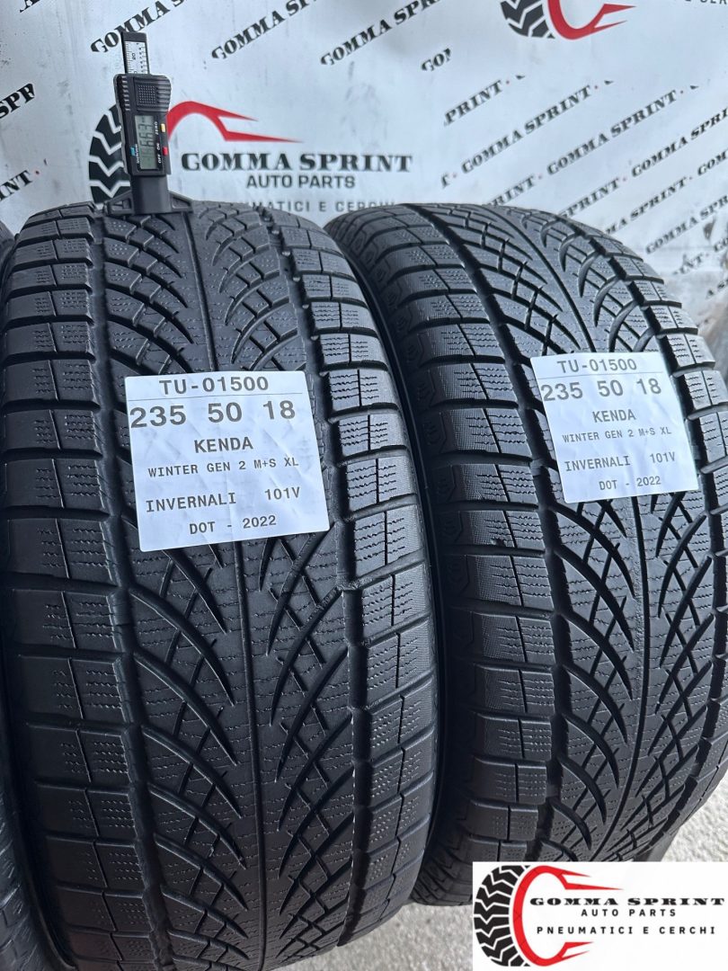 4 PNEUMATICI 235/50 R18 KENDA INVERNALI - immagine 8