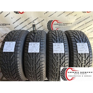 4 PNEUMATICI 215/55 R17 TIGAR INVERNALI 90%