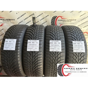 4 PNEUMATICI 205/65 R16 CONTINENTAL INVERNALI