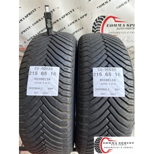 2 PNEUMATICI 215/65 R16 MICHELIN INVERNALI 75%